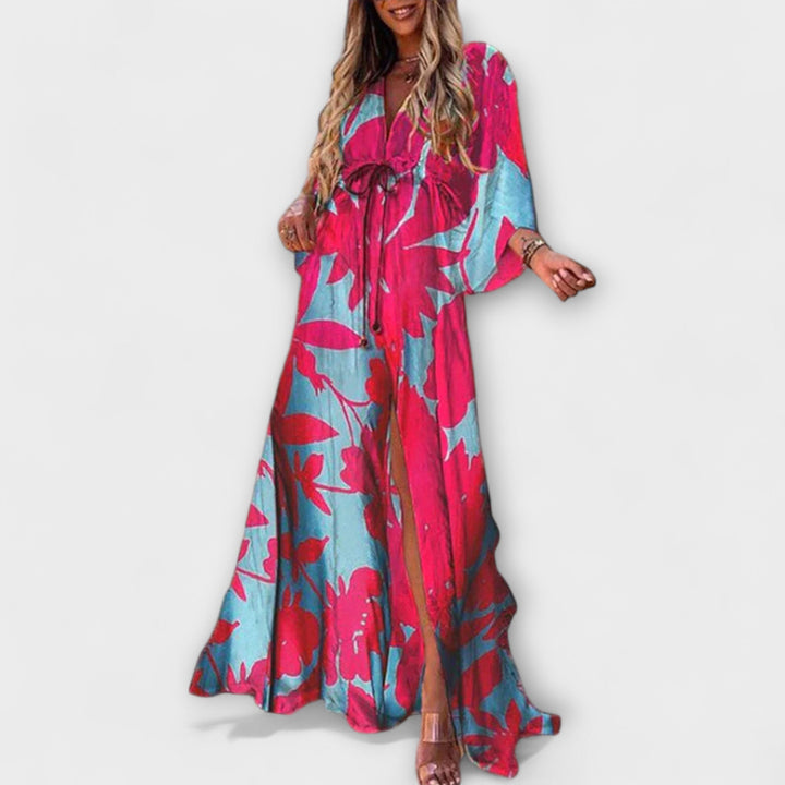 Silvia | Stilvolles Buntes Kleid