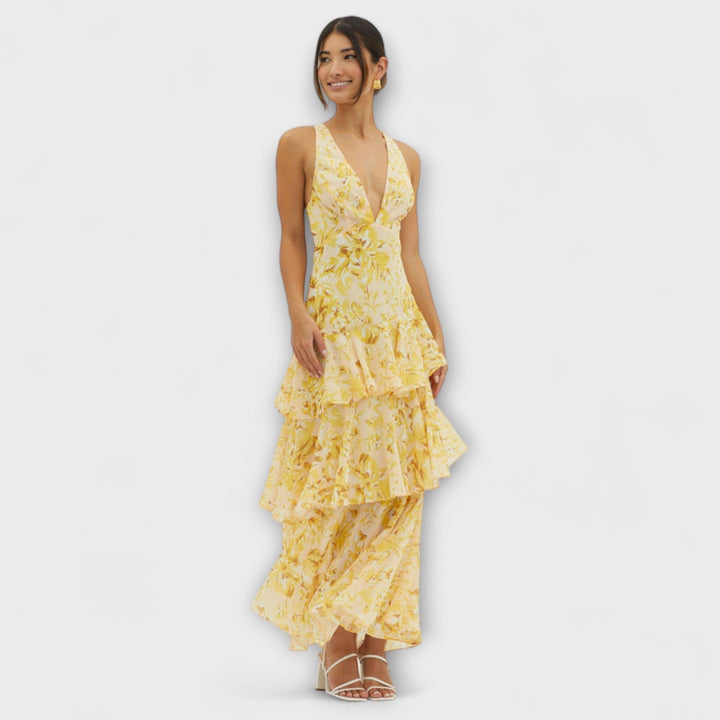 Lisa | Bloom Shift Midikleid