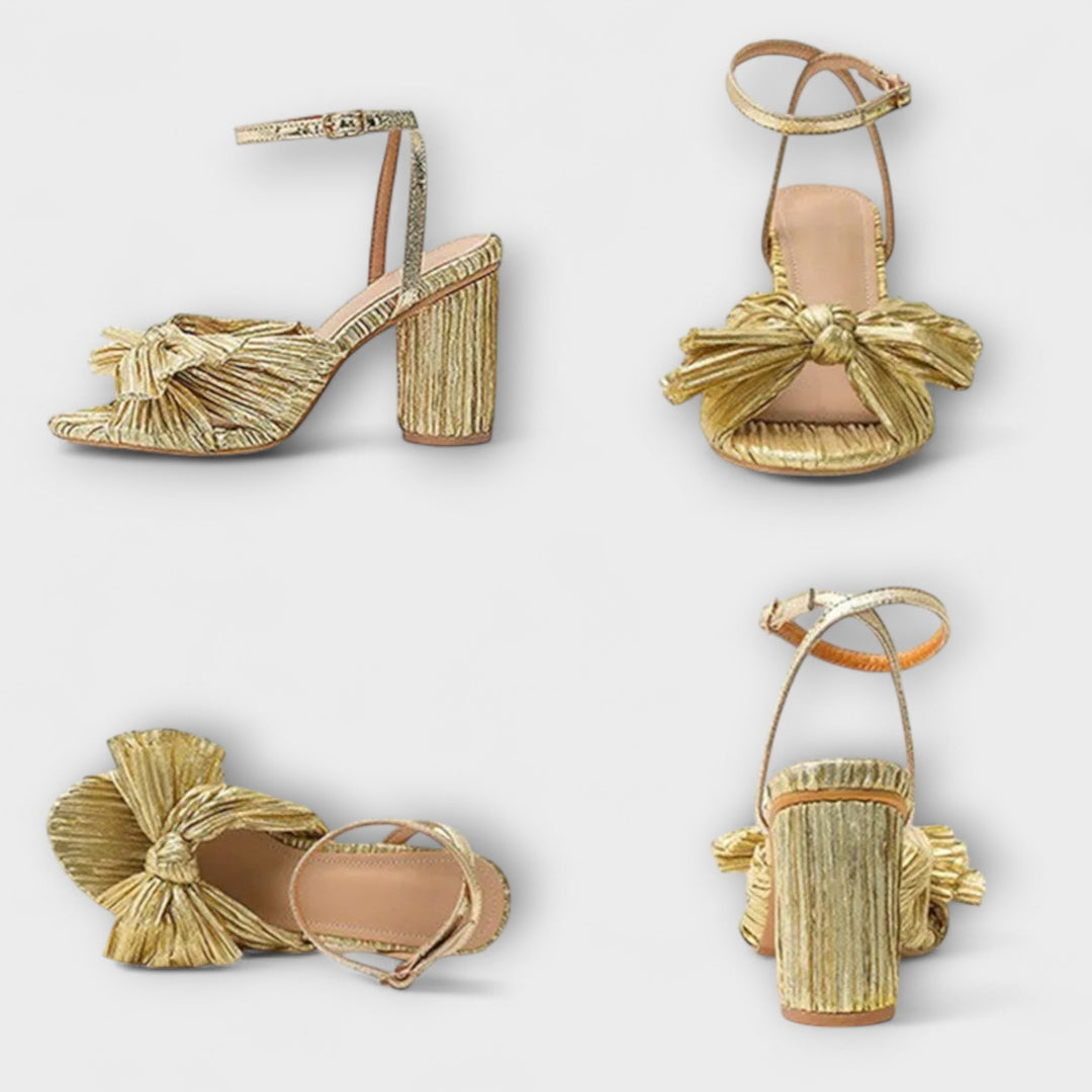 Rebecca | Sandalen mit dicker Schleife