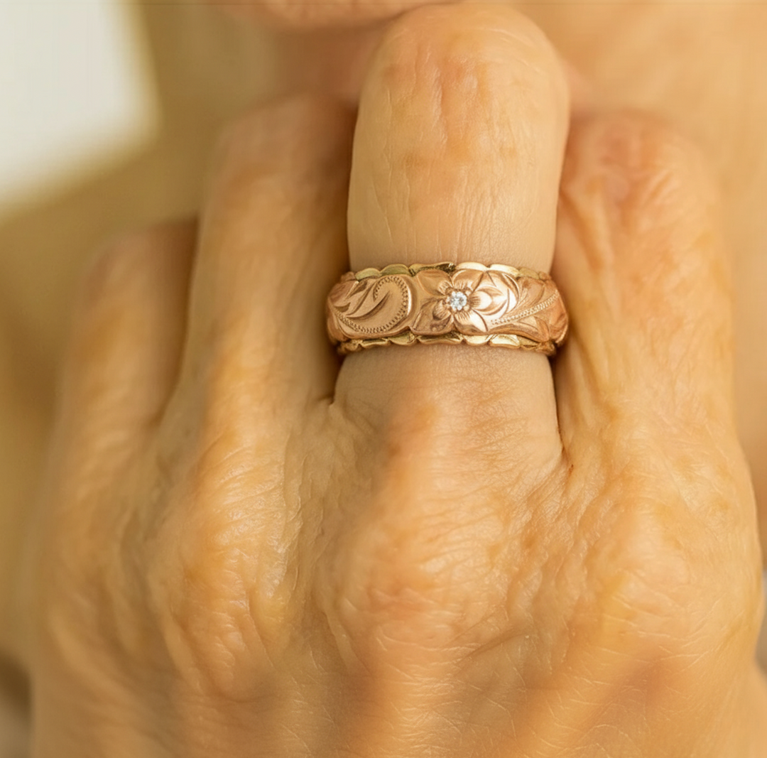 Hanna | Eleganter Goldring für jeden Anlass