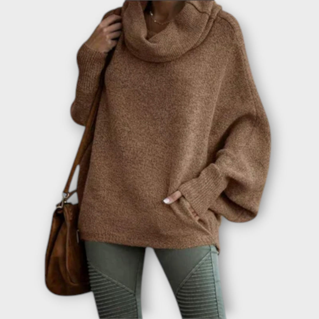 Sylvia | Eleganter Damenpullover in Schildpatt