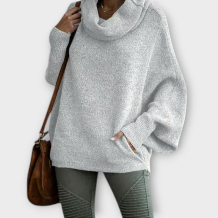 Sylvia | Eleganter Damenpullover in Schildpatt