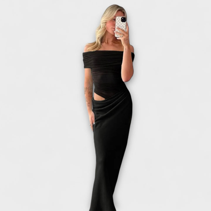Tina | Rüschendes Unregelmäßiges Kleid