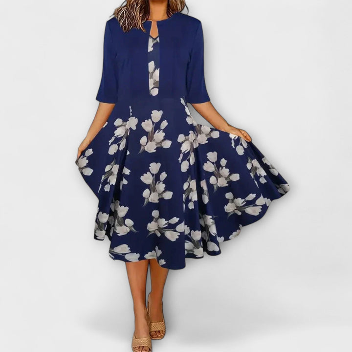 Marieke | Damen Midikleid mit Blazer