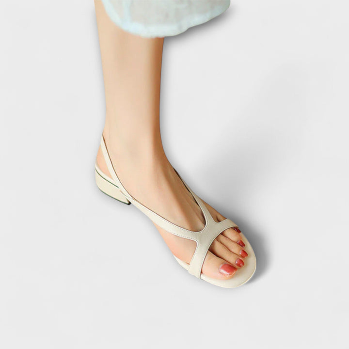Linde | Elegante Flache Sandalen Minna mit Raffiniertem Finish