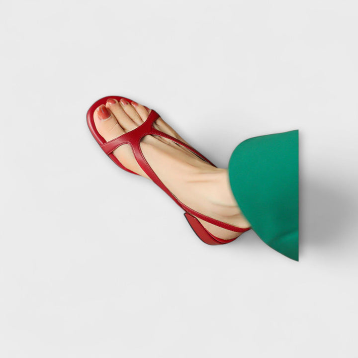 Linde | Elegante Flache Sandalen Minna mit Raffiniertem Finish