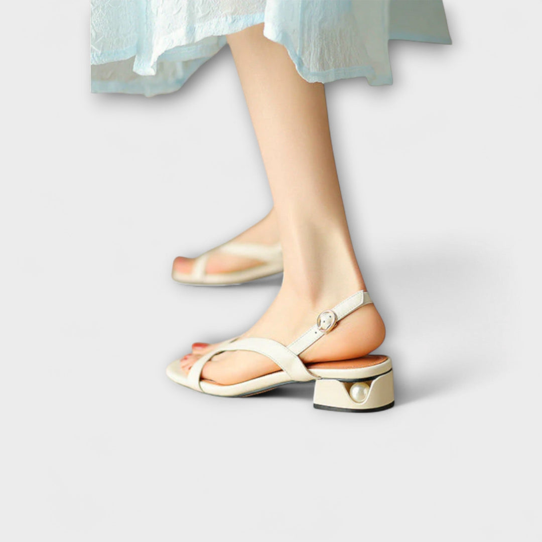 Linde | Elegante Flache Sandalen Minna mit Raffiniertem Finish