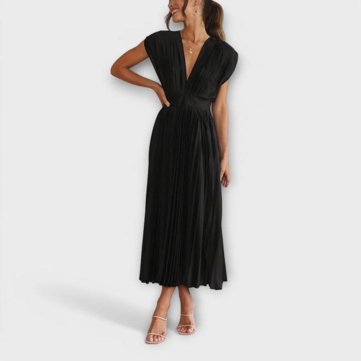 Amelie | Stilvolles Faltenkleid