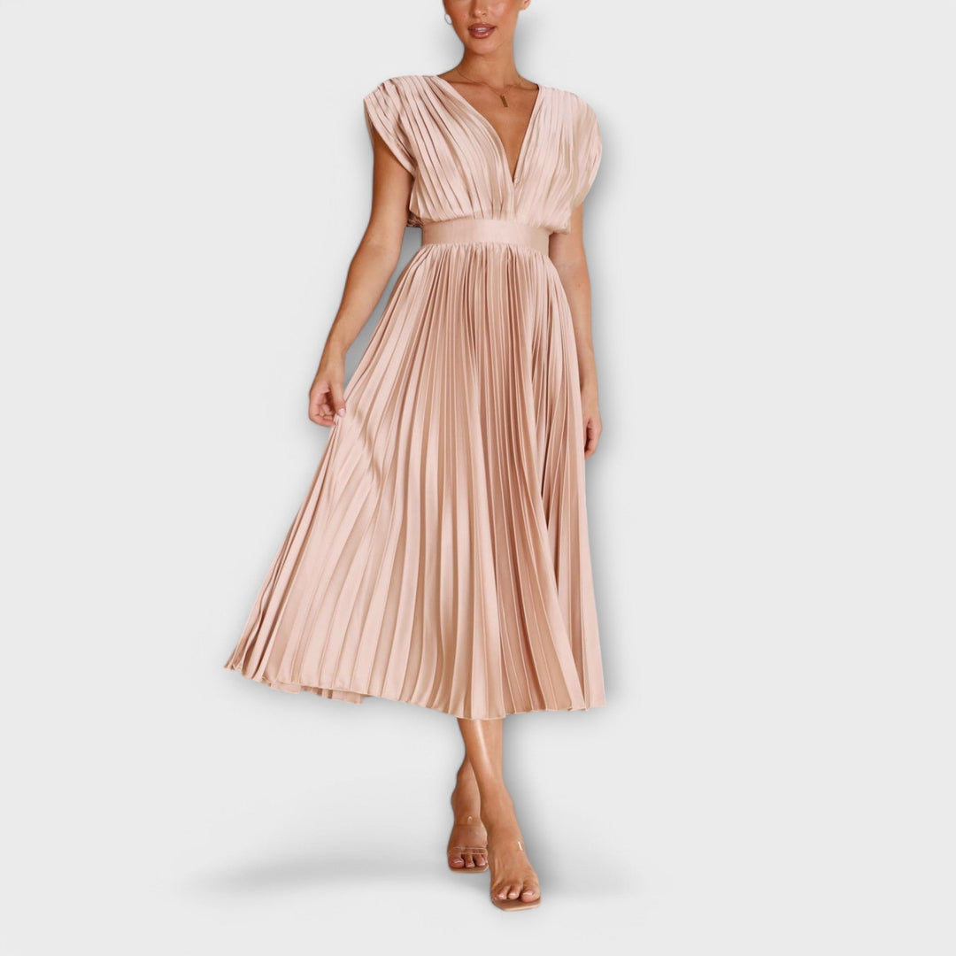 Amelie | Stilvolles Faltenkleid