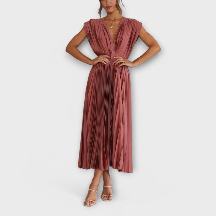 Amelie | Stilvolles Faltenkleid
