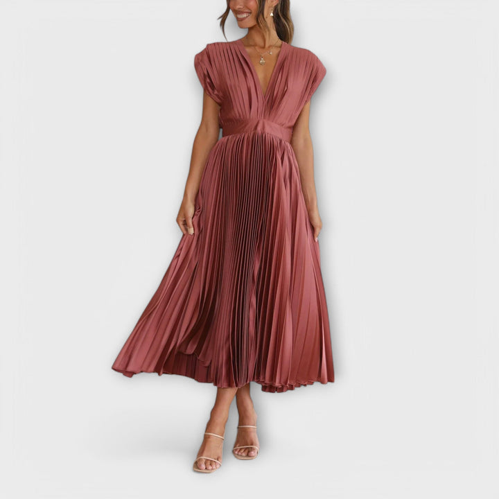 Amelie | Stilvolles Faltenkleid