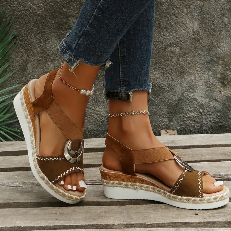 Gerda | Elegante Plateausandalen