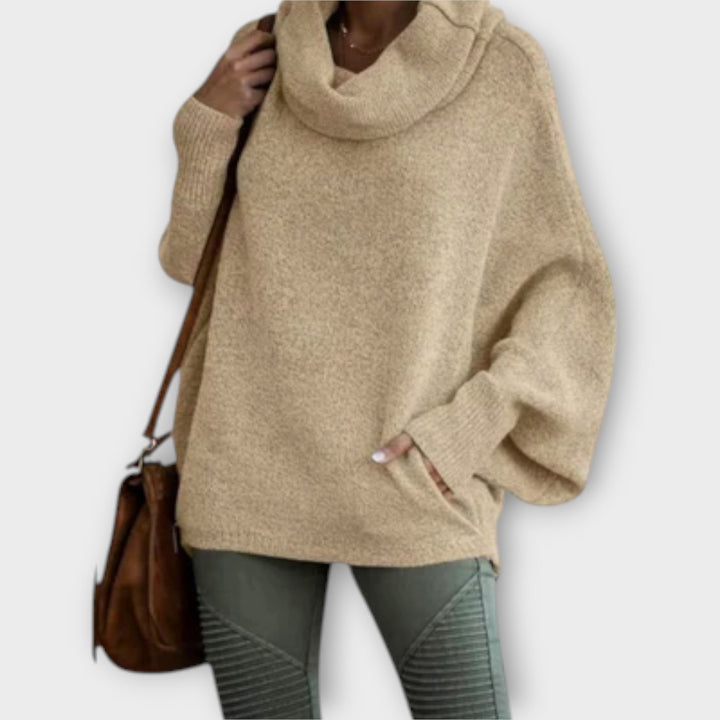 Sylvia | Eleganter Damenpullover in Schildpatt