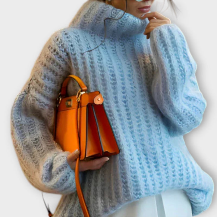Elisa | Weicher langärmeliger Damen-Kapuzenpullover