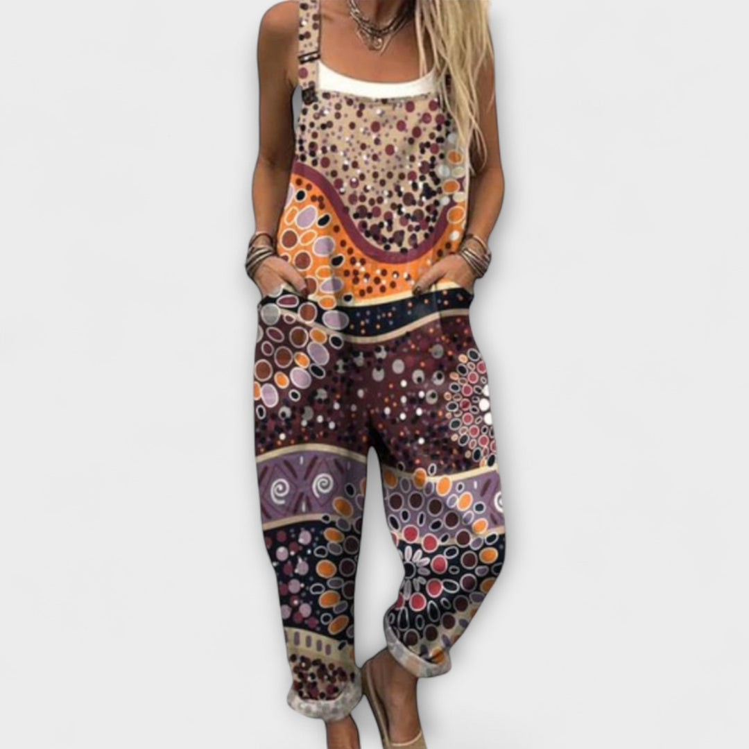 Carmen | Tribal-Druck Latzhose