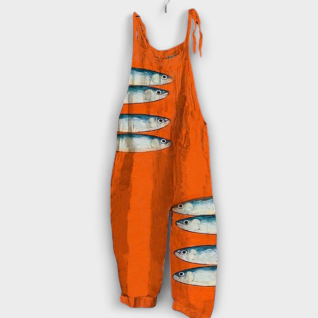 Isolde | Vintage Overall mit weitem Bein