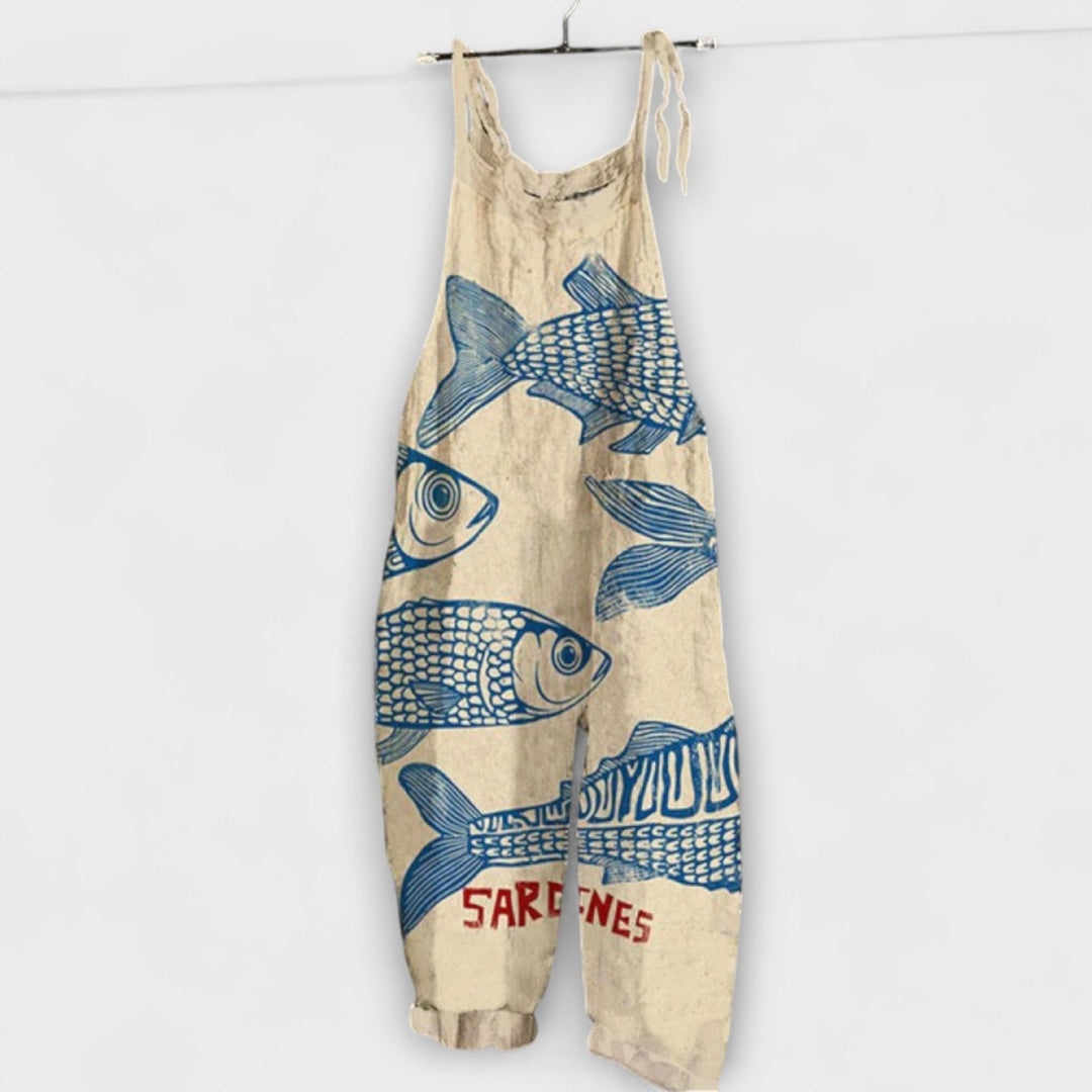 Bärbel | Retro Blumen Overall