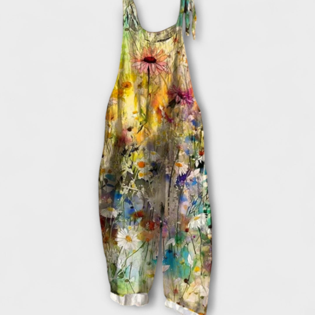 Tanja | Retro Blumen Overall  perfekte Harmonie