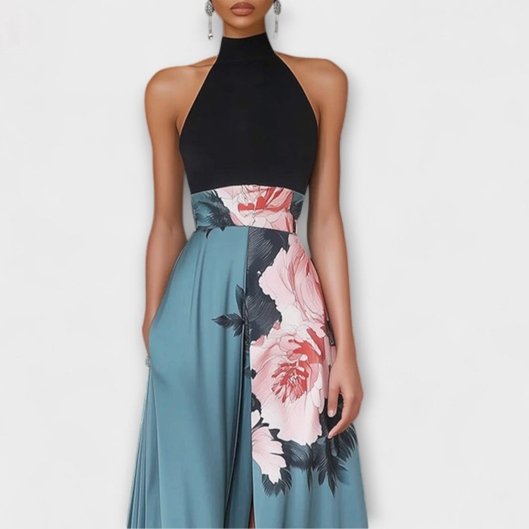 Christina | floral A-Line Maxikleid