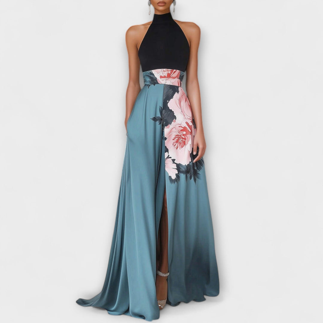 Christina | floral A-Line Maxikleid