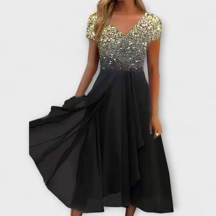 Leonie | Damen Chiffon Partykleid