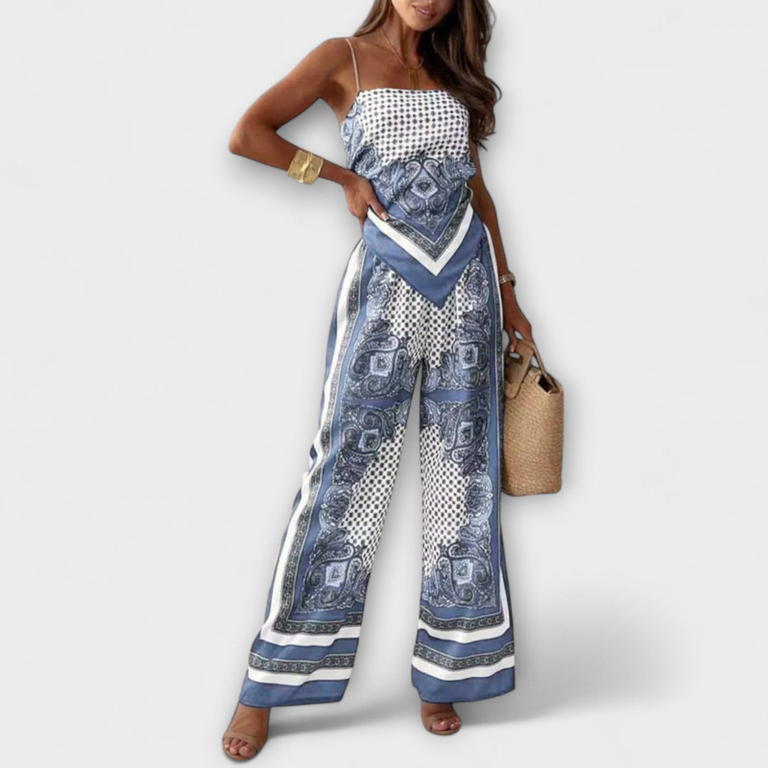 Rita | Schickes Schnürwesten und Hosen-Set