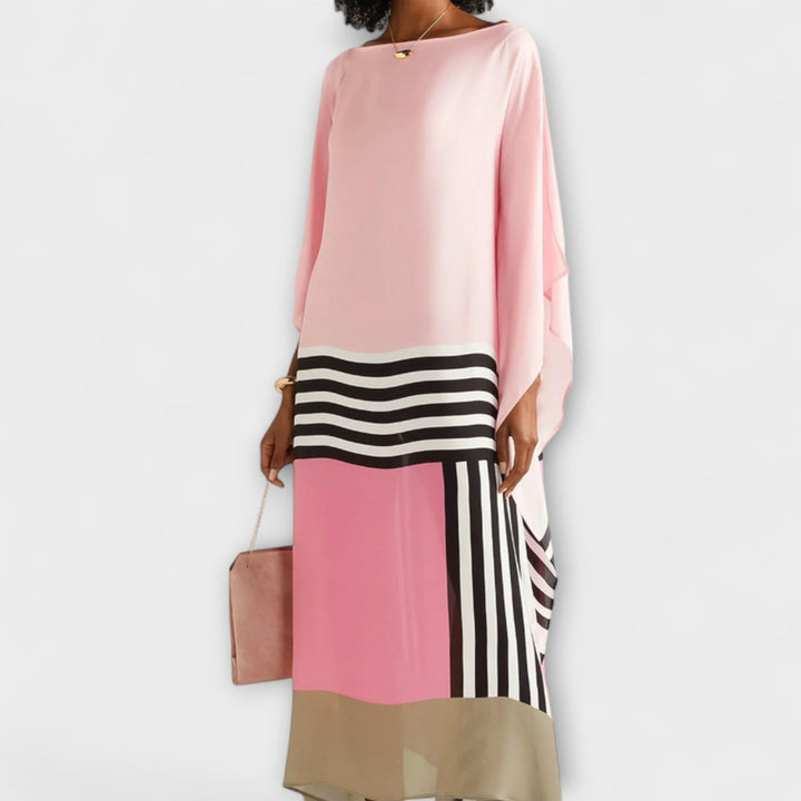 Annemarie | Locker geschnittener geometrischer Kaftan