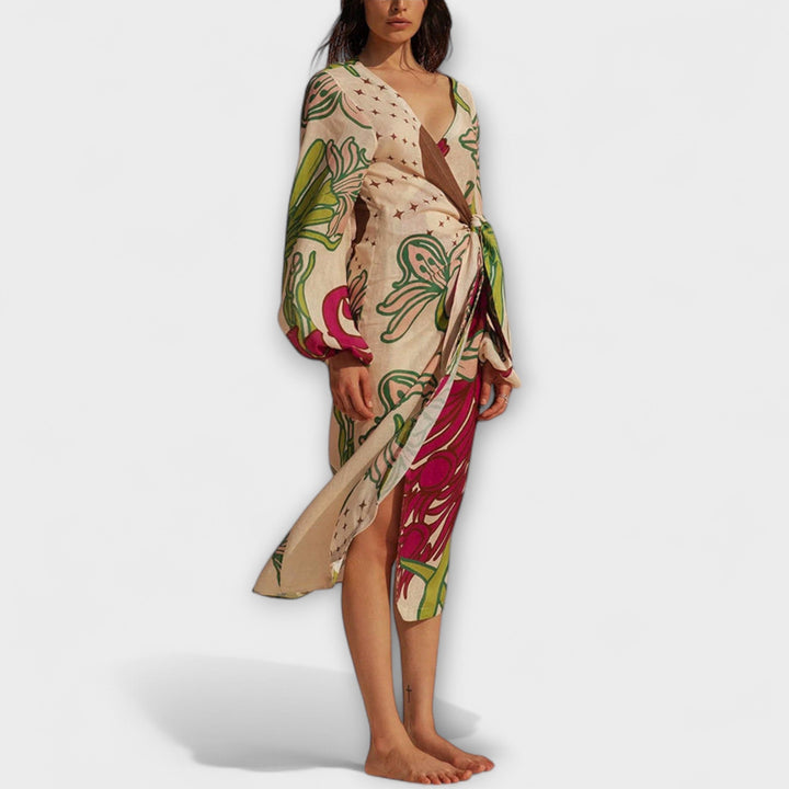 Frederike | Bindetunika Maxikleid