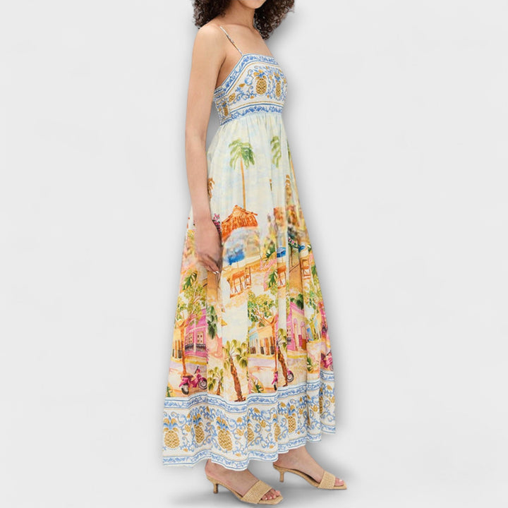 Neele | Aracati mehrfarbig Maxikleid