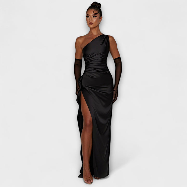 Elise | One-Shoulder Maxikleid