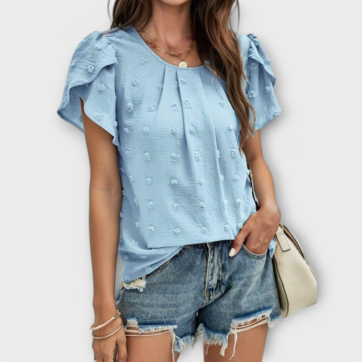 Maja | Die perfekte Punktemuster-Bluse