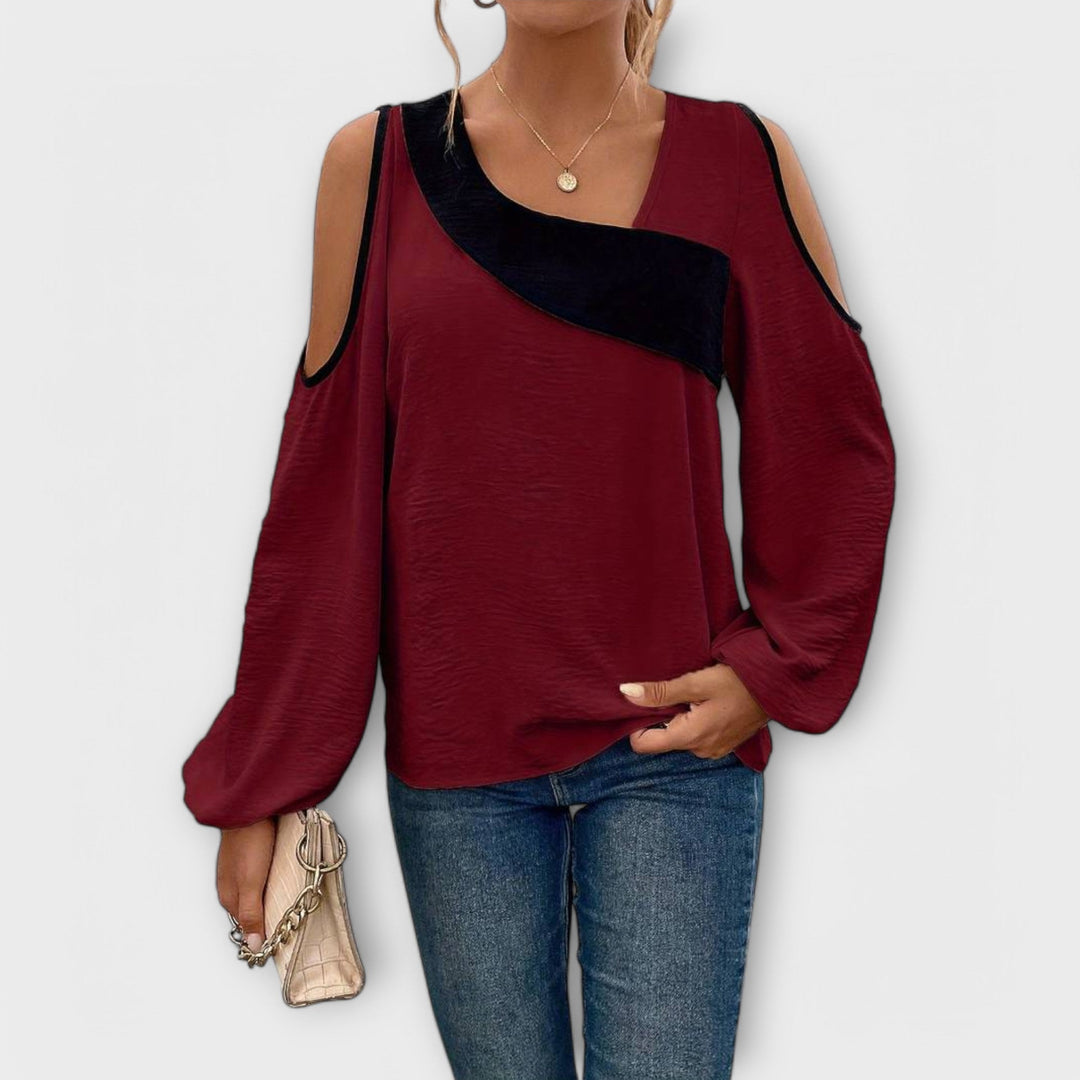 Ottilie | Bluse mit quadratischem Ausschnitt
