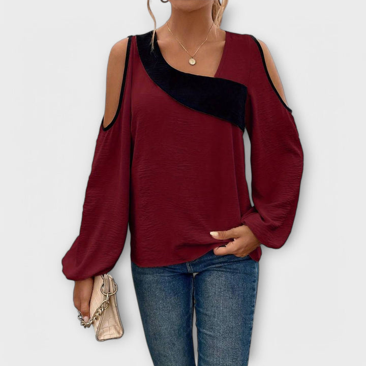 Ottilie | Bluse mit quadratischem Ausschnitt