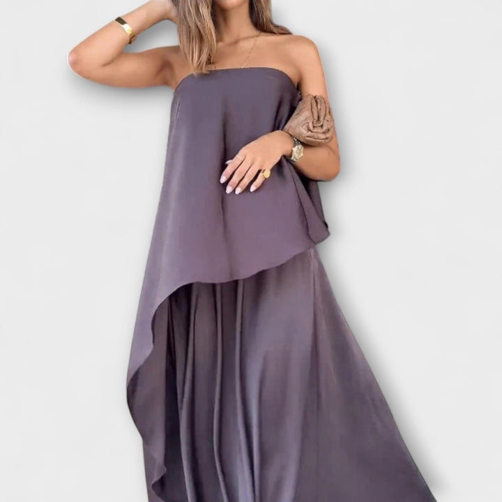 Marlene | Schickes ärmelloses Bandeau-Top und Rock