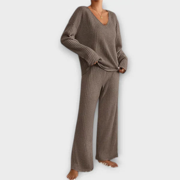 Edeltraud | Geripptes Loungset
