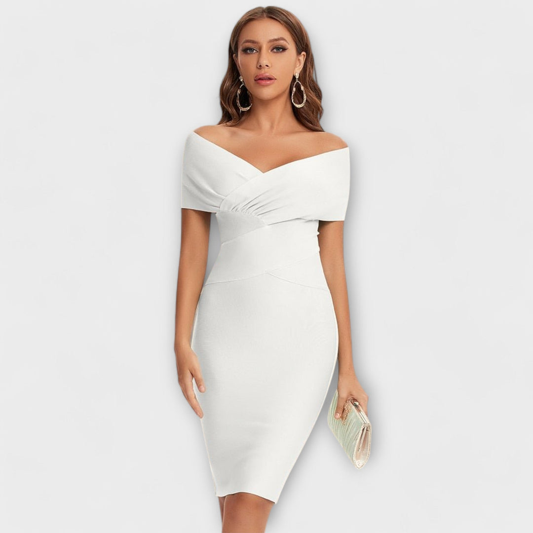 Rike | Elegantes Kleid mit V-Ausschnitt