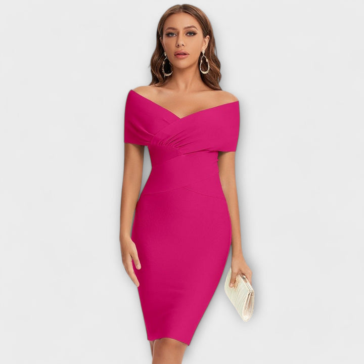 Rike | Elegantes Kleid mit V-Ausschnitt