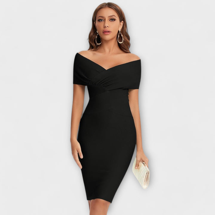 Rike | Elegantes Kleid mit V-Ausschnitt