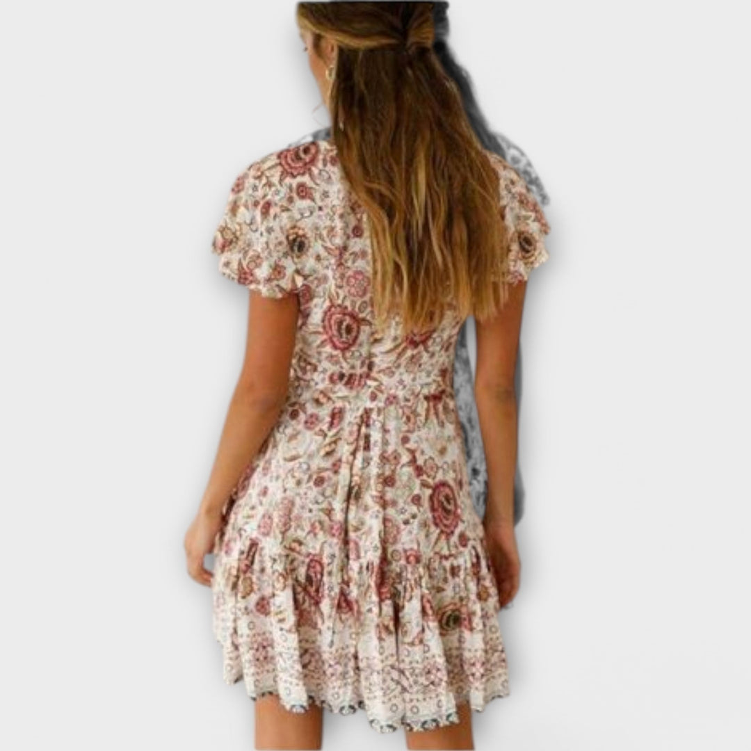 Magdalena | Kurzes Boho-Kleid