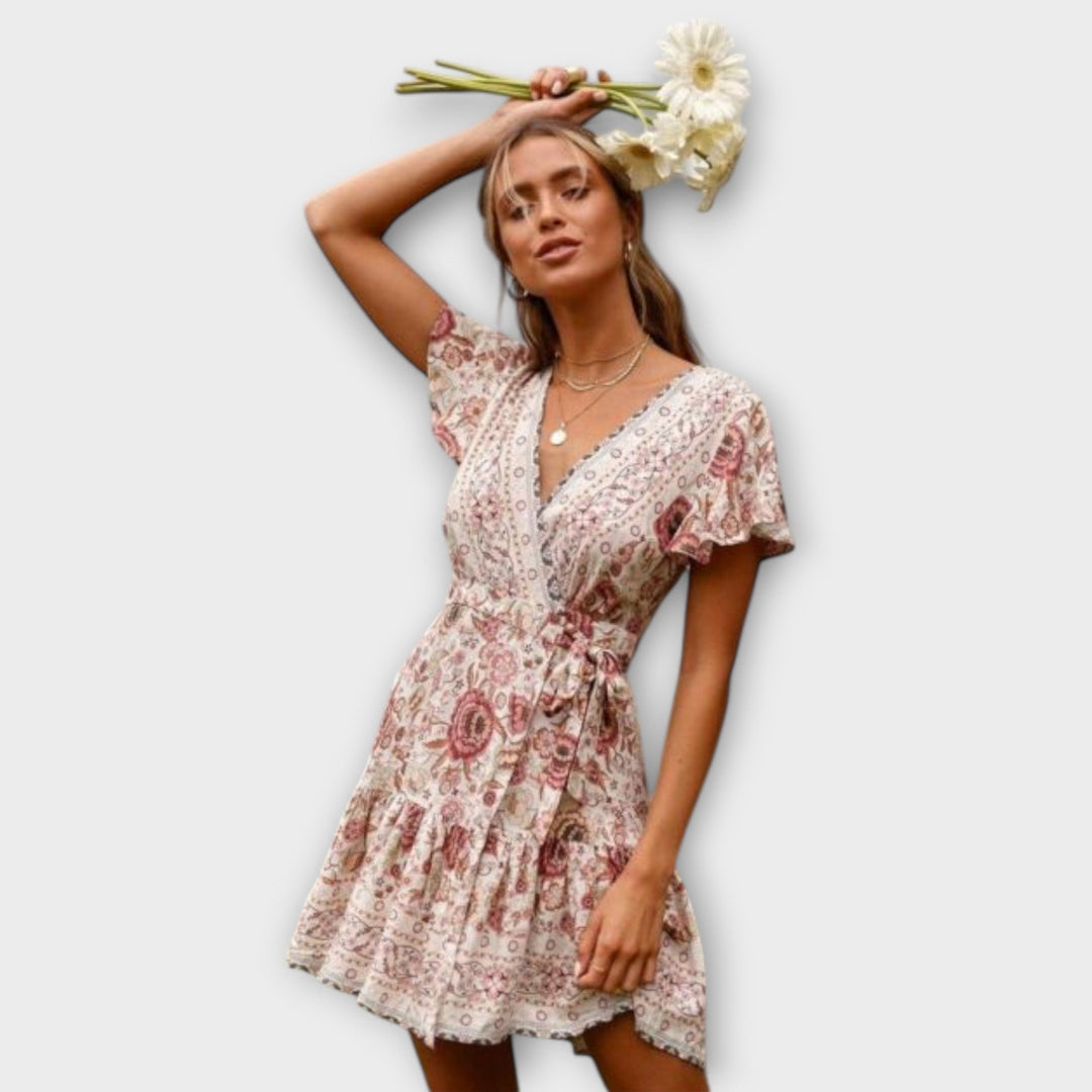Magdalena | Kurzes Boho-Kleid