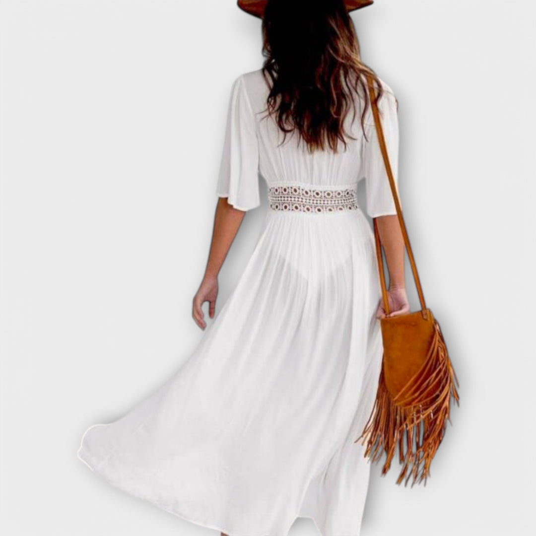 Rike | Boho-Midikleid