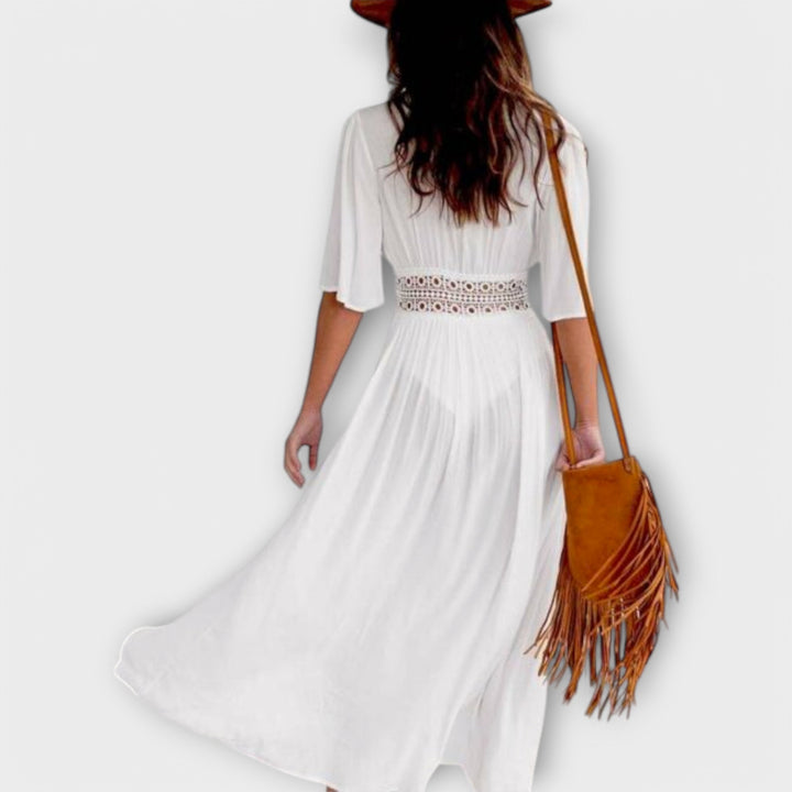 Rike | Boho-Midikleid