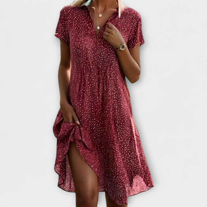 Greta | Fließendes Sommerkleid mit zeitlosem Look