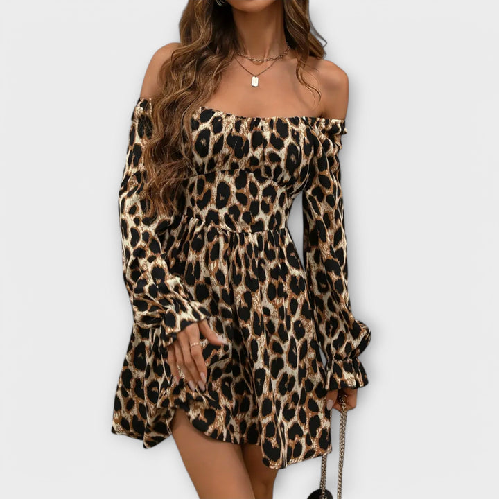 Renate | Bezauberndes Kleid mit Leopardenprint