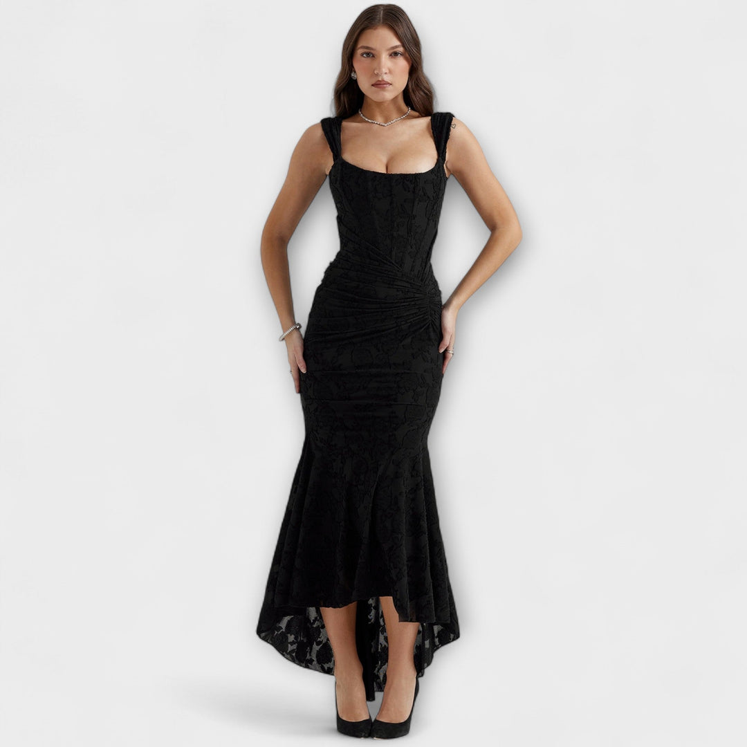 Lore | Langes Kleid mit Eleganten und Raffinierten Korsett