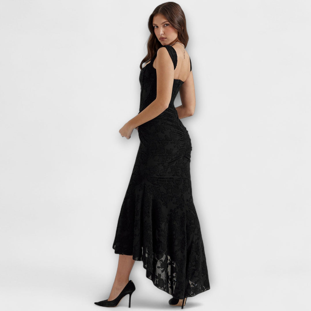 Lore | Langes Kleid mit Eleganten und Raffinierten Korsett