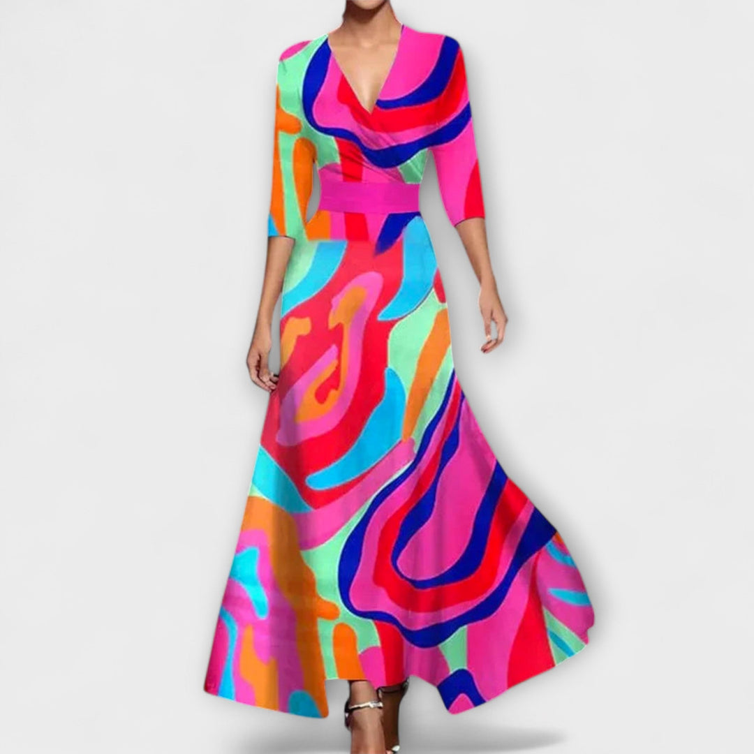 Esra | Elegantes Mouw Design Damenkleid