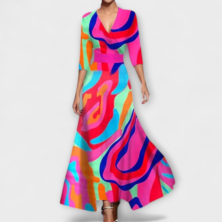 Esra | Elegantes Mouw Design Damenkleid