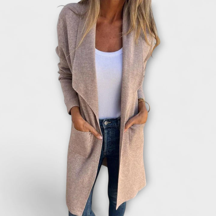 Tamara | Taillierter Strickjacke-Mantel
