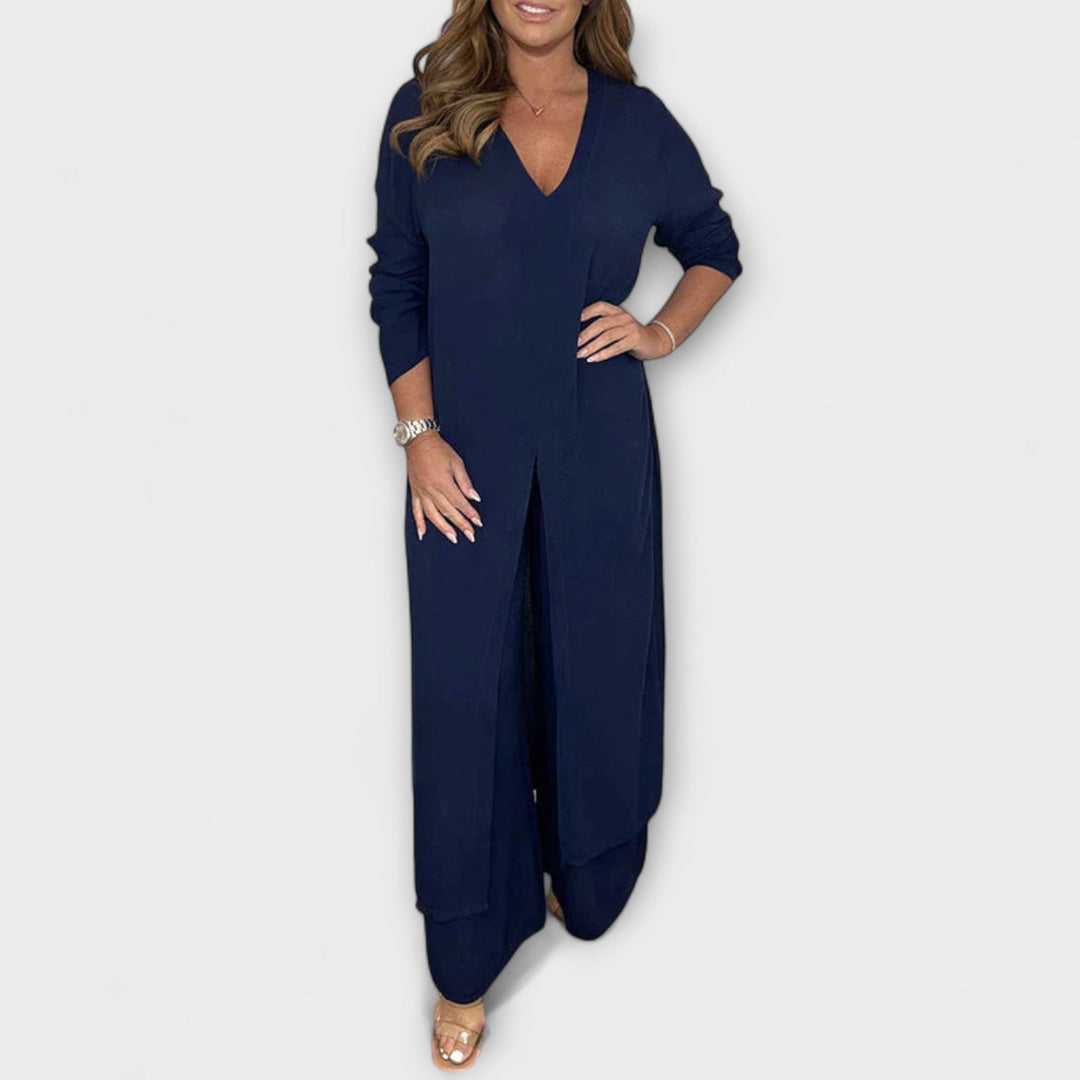 Mia | 2-teiliges stilvolles Damen-Zweiteiler-Set